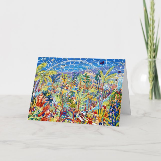 Carte d'art : Jardin d'Éden. Le projet d'Éden, R-U (Devant)