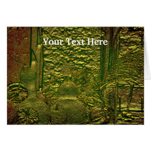Carte d'art naturel Gourds d'automne