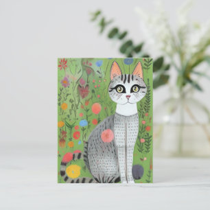 Carte d'art populaire Fleurs