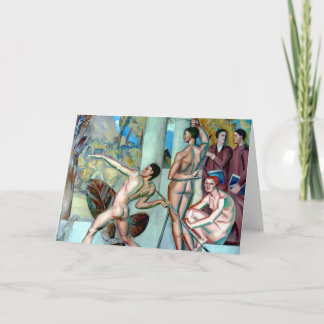 Carte d'art « Un esprit sain dans un corps sain »