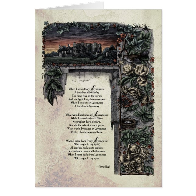 Carte d'art victorienne Hardy "Lyonnesse" (Devant)