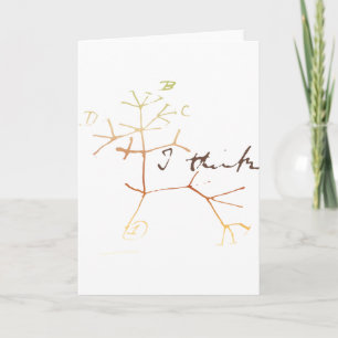 Carte Darwin arbre de vie : Je pense