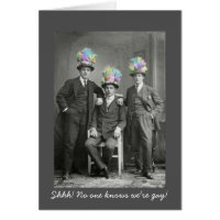 Carte d'assistance Gay Funny Comny Day Out Nationa