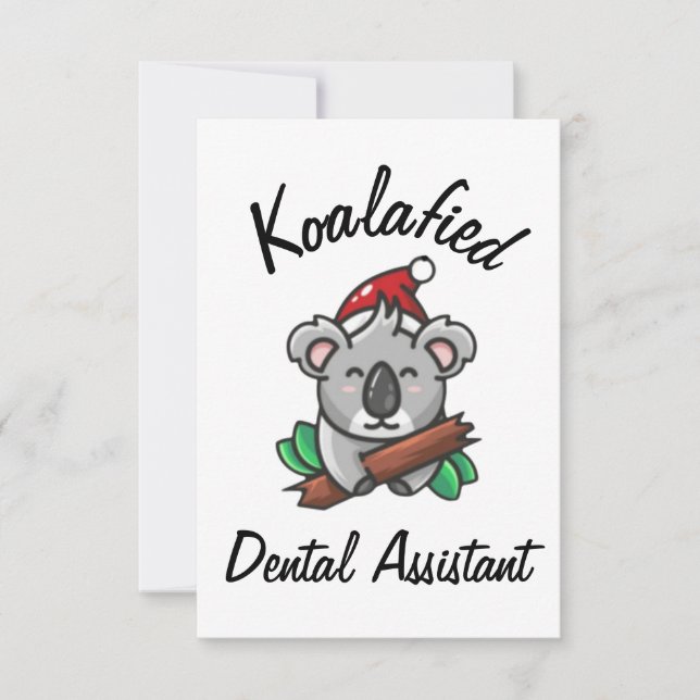 Carte d'assistant dentaire Koalafied (Devant)