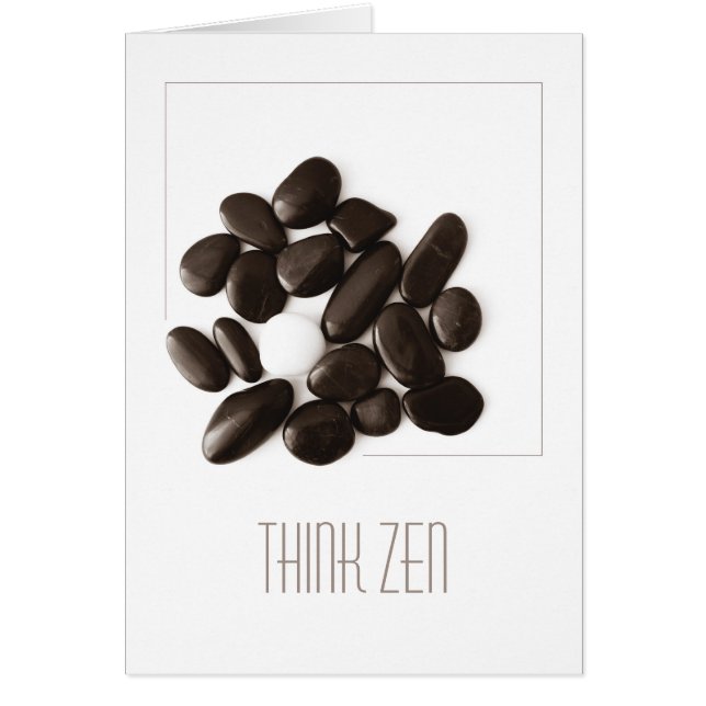 Carte d'attitude de zen (Devant)