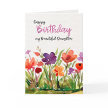 Daughter Birthday Card