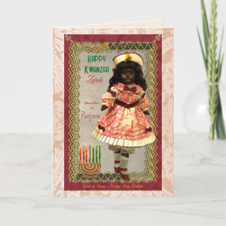 Carte Daughter of Purpose Kwanzaa Card