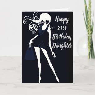 CARTE "DAUGHTER'S ***21ST**** BIRTHDAY PRIDE/LOVE