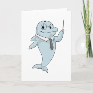 Carte Dauphin enseignant avec pointeur