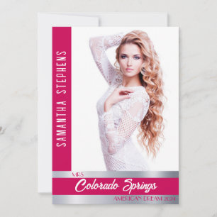 Carte d'autographe Berry Shine pour concours de be