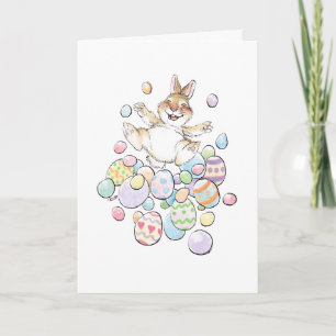 Carte d'avalanche d'oeufs de Pâques