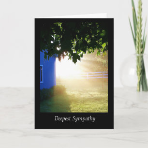 Carte Dawn Deepest Sympathy Card