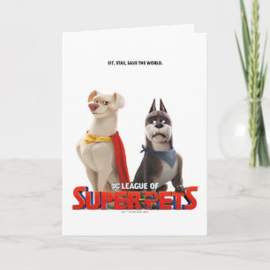 Carte DC League of Super-Pets Theatrical Art