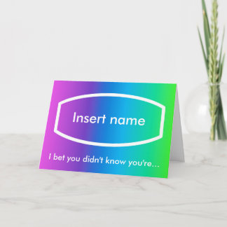 Carte de 1 000 000 000 secondes (avant personnalis