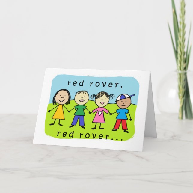 Carte de 40e anniversaire Red Rover (Devant)