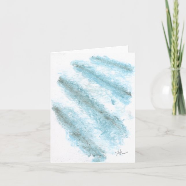 Carte de 4 po x 5,6 po pliée - "Escaleras" (Devant)