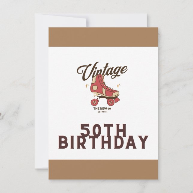 Carte de 50e anniversaire (Devant)