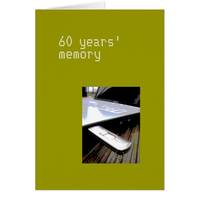 Carte de 60 ans (Devant)