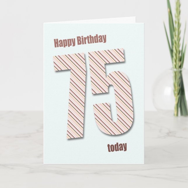 Carte de 75e anniversaire (Devant)