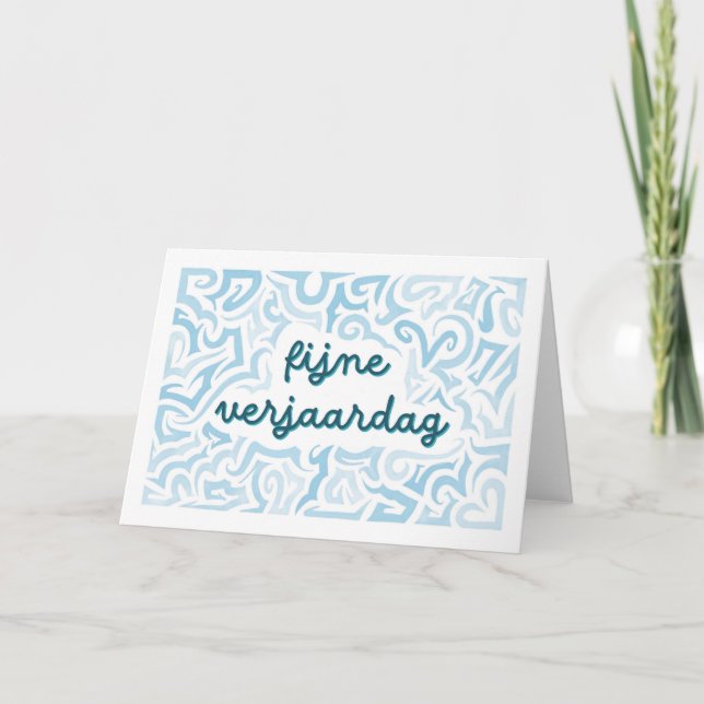 Carte de anniversaire fin anniversaire (Devant)