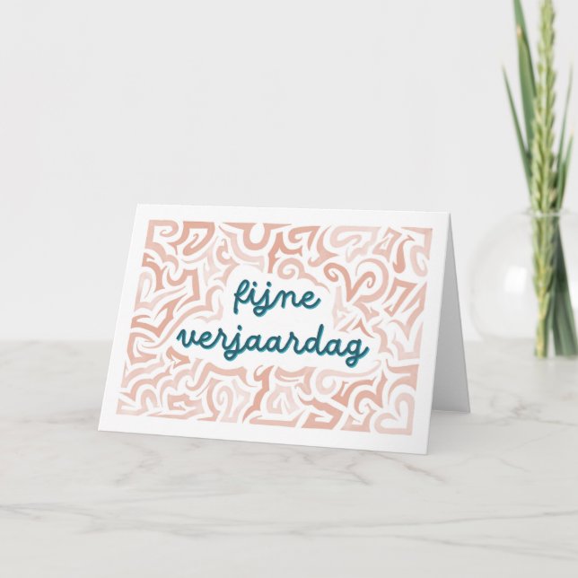 Carte de anniversaire fin anniversaire (Devant)
