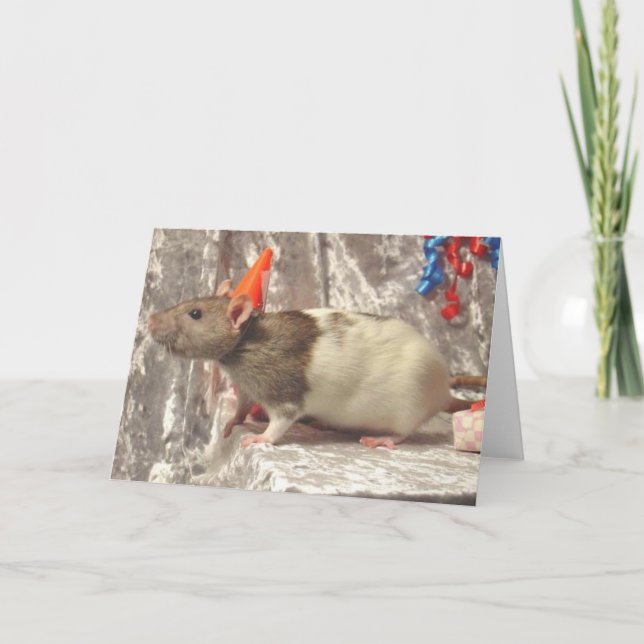 Carte de B-jour de rat (Devant)