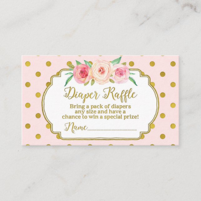 Carte de Baby shower à rabat pour  de couches en o (Devant)