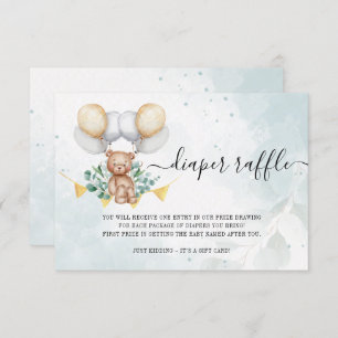 Carte de Baby shower de la couche d'attente rapide