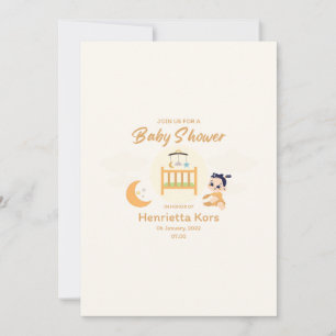Carte de Baby shower de taille d'enveloppe imprima