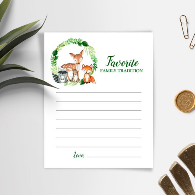 Carte de Baby shower des traditions familiales des (Créateur téléchargé)