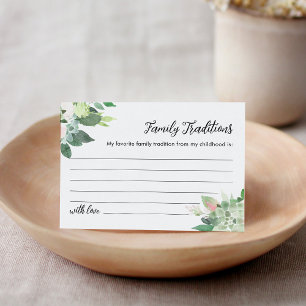Carte de Baby shower DEVON Green Family Traditions