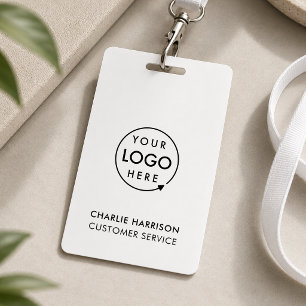 Carte de badge d'identification d'entreprise avec