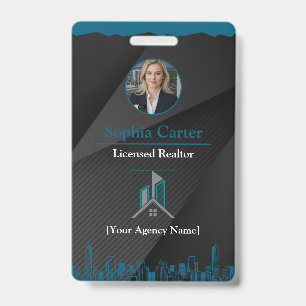 Carte de badge personnalisée pour employé de court