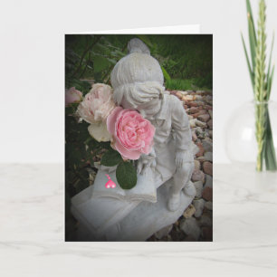 Carte de baiser Rose à pensée spéciale