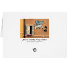 Carte de bande dessinée d'âne de vol