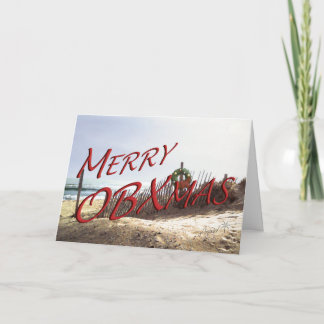 Carte de barrière d'OBXmas