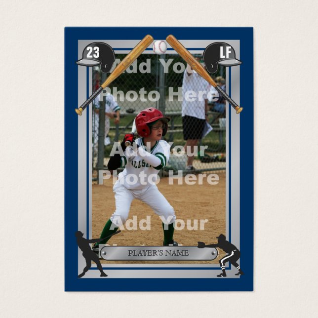 Carte de base-ball faite sur commande de luxe (Devant)