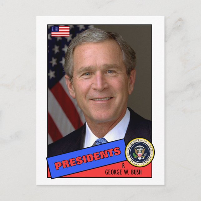 Carte de base-ball George W. Bush (Devant)