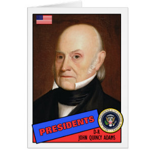 Carte de base-ball John Quincy Adams