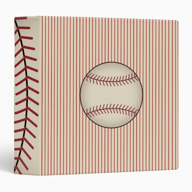 Carte de base-ball Organisateur Sport Classeur cad (Devant/Côté)