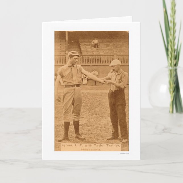 Carte de base-ball vintage 1887 (Devant)