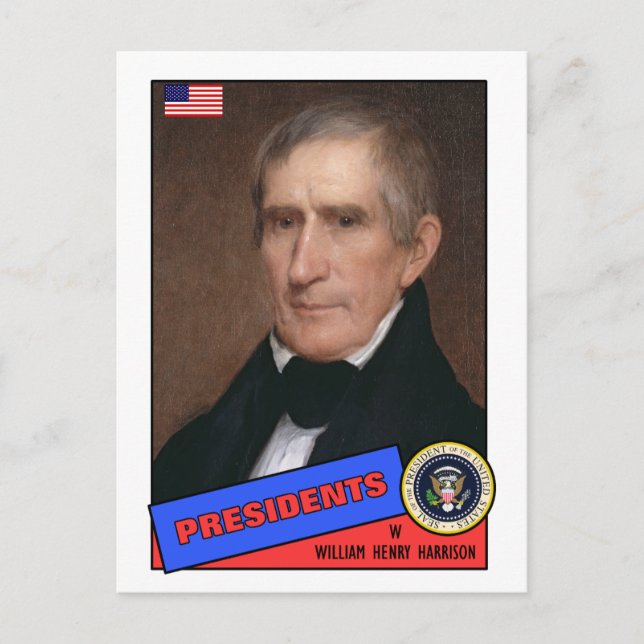 Carte de base-ball William Henry Harrison (Devant)