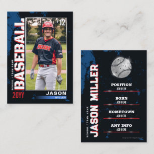 Carte de baseball, Carte de joueur de baseball dra