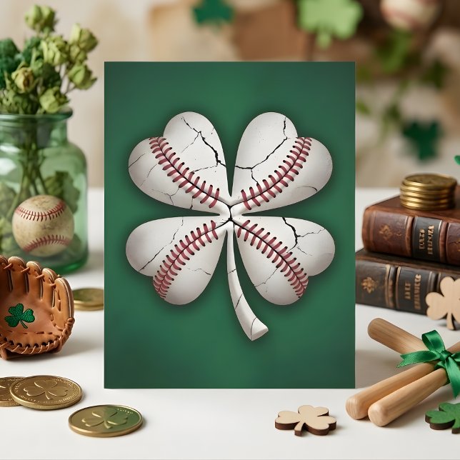 Carte de baseball de la Saint-Patrick (Créateur téléchargé)
