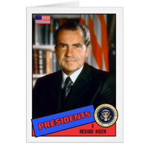 Carte de baseball de Richard Nixon
