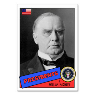 Carte de baseball de William McKinley