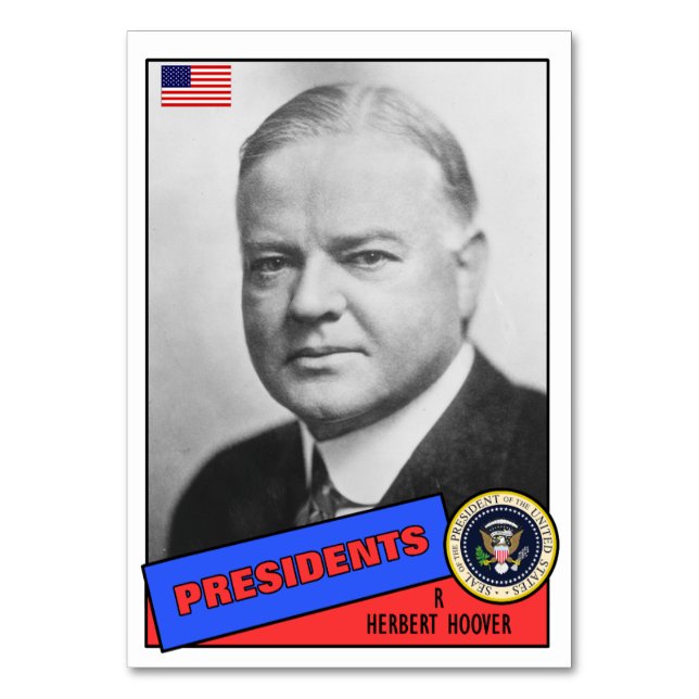 Carte de baseball Herbert Hoover (Par défaut)