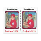 Carte de baseball personnalisable