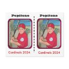 Carte de baseball personnalisable