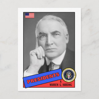 Carte de baseball Warren G. Harding